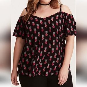 Torrid Cold Shoulder Shirt